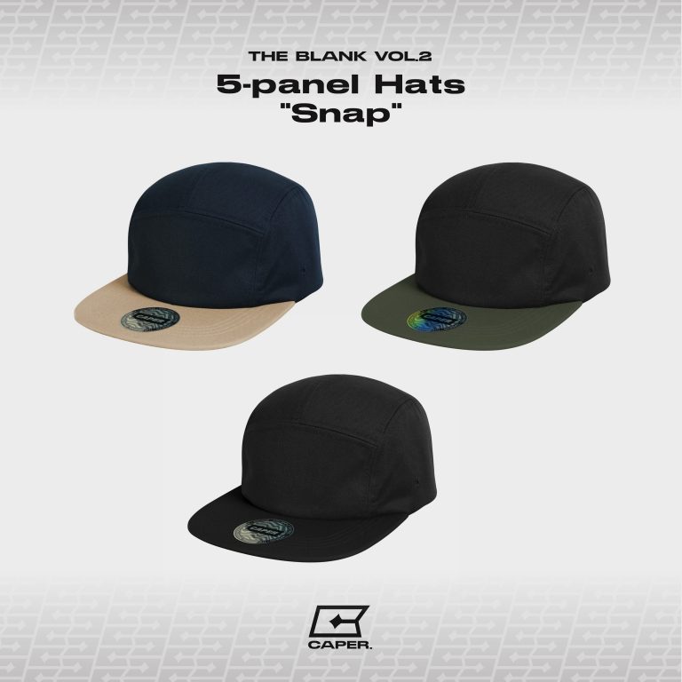 Nón 5 Panel Snapback Caper blank
