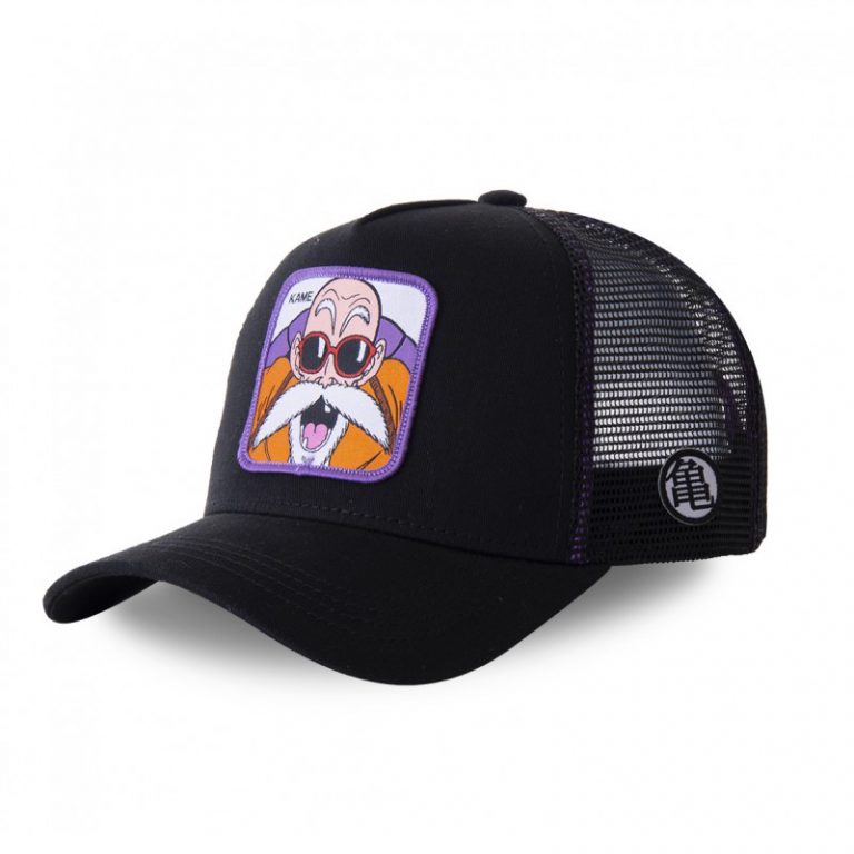 TRUCKER MEN’S CAPSLAB DRAGON BALL Z BLACK AND PURPLE CAP