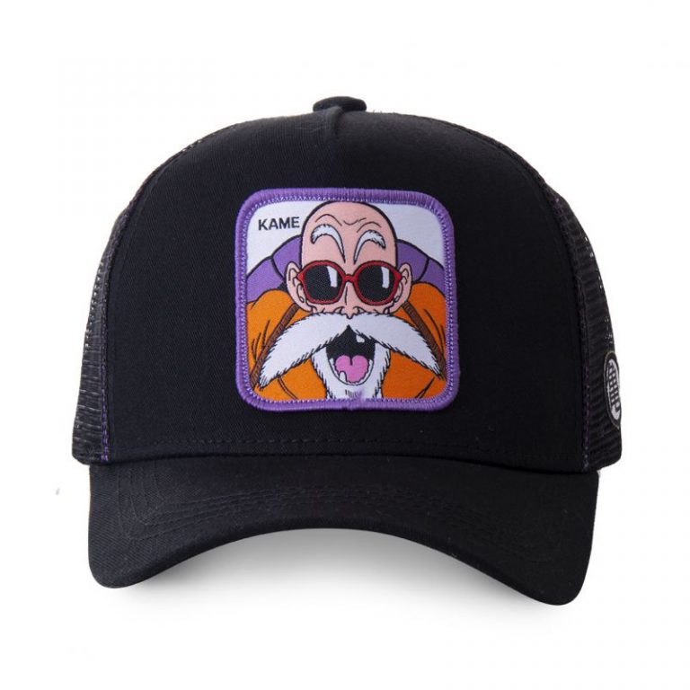 TRUCKER MEN’S CAPSLAB DRAGON BALL Z BLACK AND PURPLE CAP
