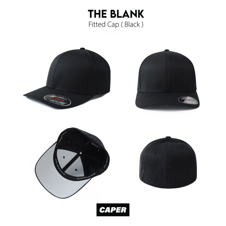 Nón Fitted Ballcap Yupoong black