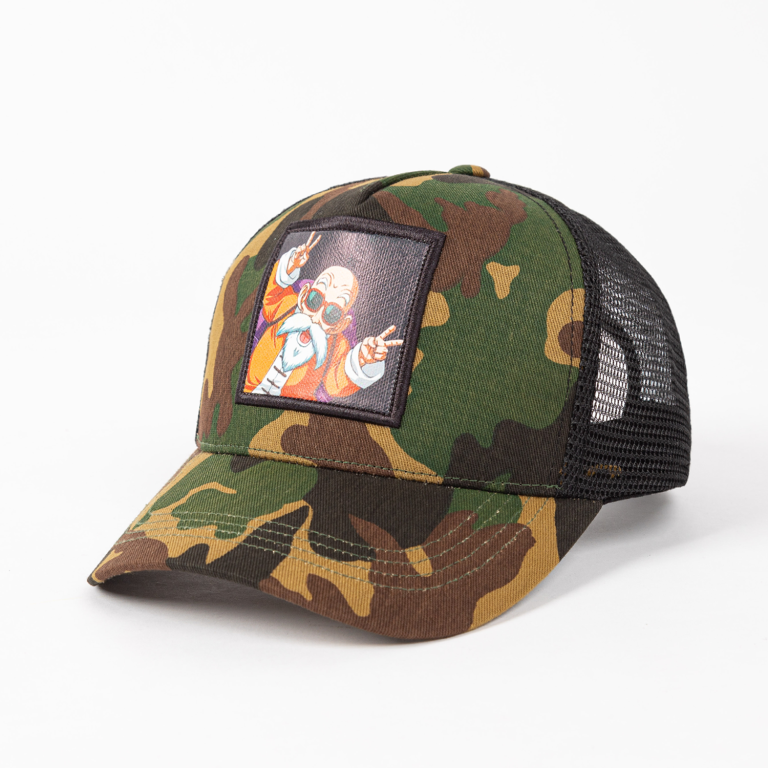 Dragon Ball Kame Trucker Cap Camo