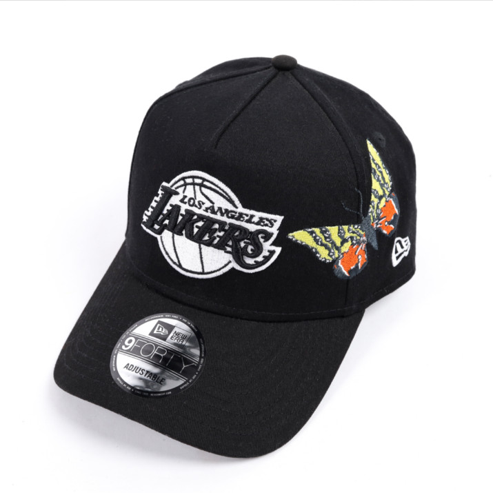 MŨ NEW ERA LOS ANGELES LAKER BUTTERFLY Caper