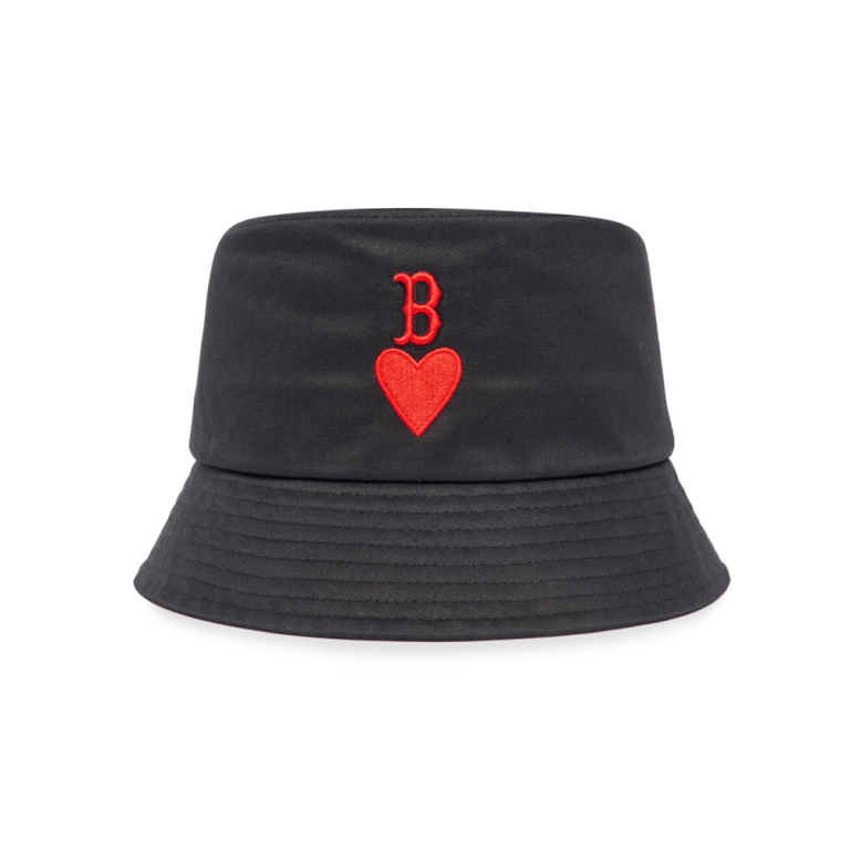 Mũ MLB Heart Bucket Hat Boston