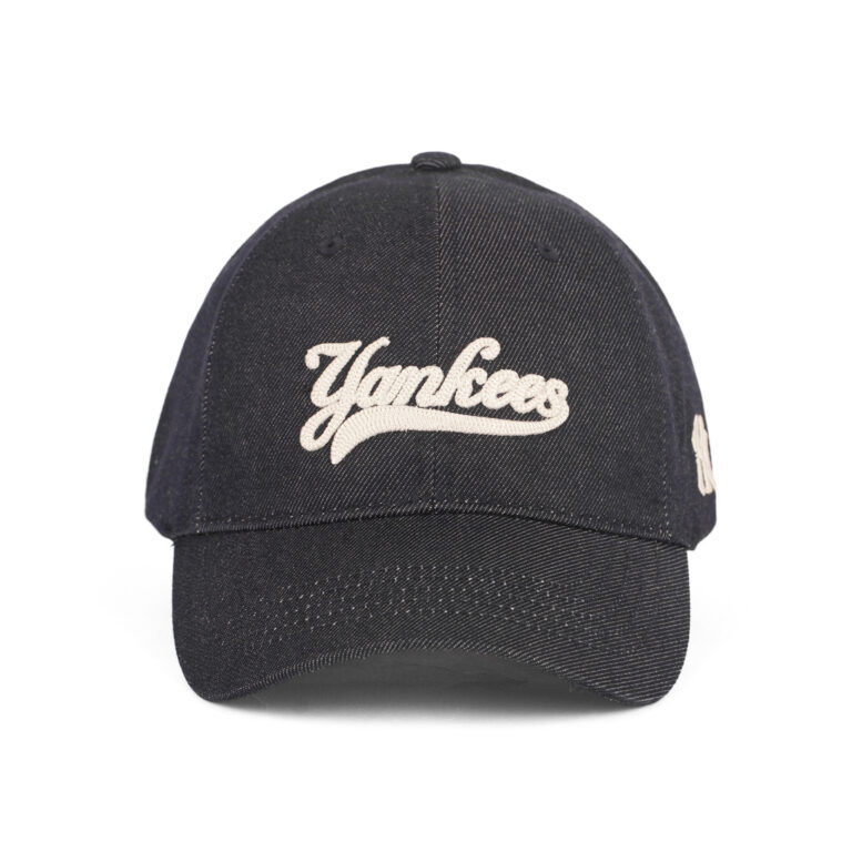 Nón MLB Denim Adjustable Soft Top Baseball Cap New York Yankees 3ACPQM04N