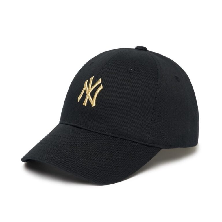 Mũ Nón Lưỡi Trai MLB Ball Cap Logo NY Gold 3ACP1501N-50GOS