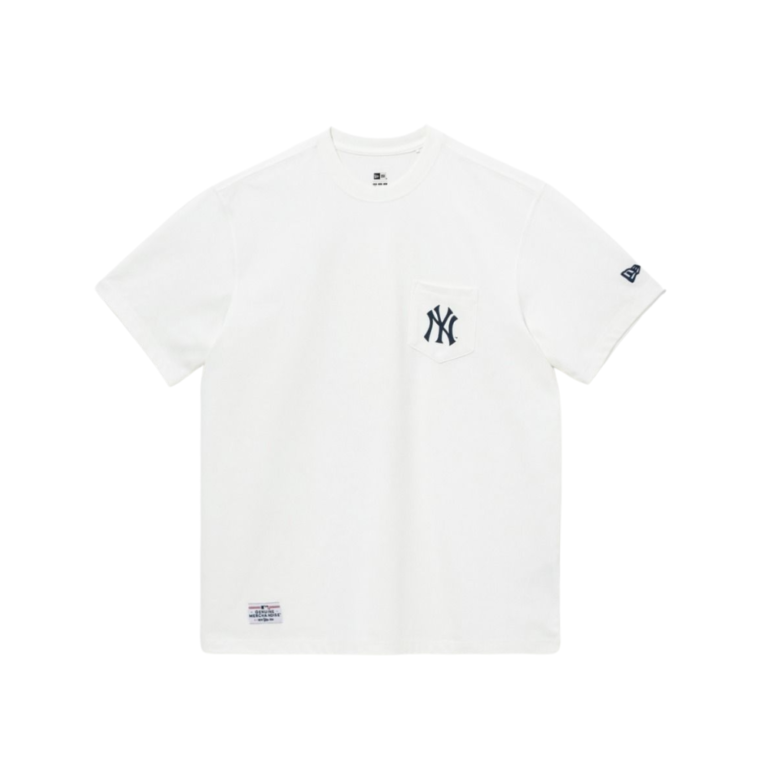 Hàng Chính Hãng – Áo Thun New Era – Ny Bắp Rang -Trắng