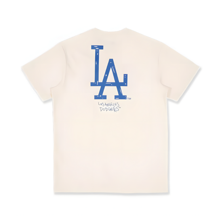 Áo Thun New Era DRAWING LOS ANGELES DODGERS ‘Ivory’ [ 13702562 ]